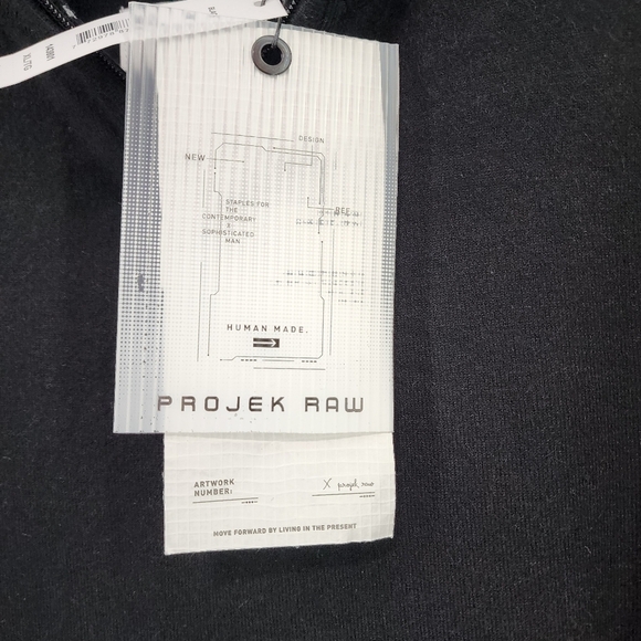 Projek Raw Men's Knit Mock Zip Collar Sweater - Available in Various Sizes - Picture 8 of 8